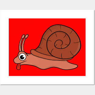 Adorable Snail Posters and Art
